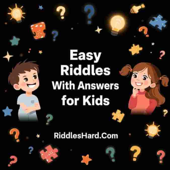 Easy Riddles With Answers for Kids - Riddleshard.com